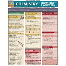 QuickStudy Chemistry Nonmagnetic Charts, 8.5 x 11, 3/Pack (9781423230298)