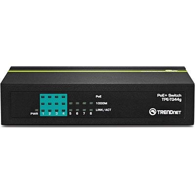 TRENDnet TPE-TG44g 8-Port GREENnet Gigabit PoE+ Switch