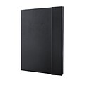 Sigel Hardcover Graph Notebook - A4 Extra Large Size with Magnetic Closure, Black (SGA4HMS-BK)