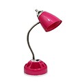 All the Rages Limelights LD1015-PNK Flossy Organizer Desk Lamp, Pink