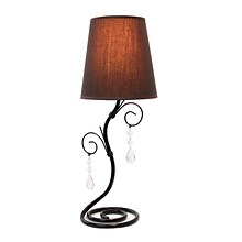 All the Rages Simple Designs LT2010-BWN Table Lamp, Twisted Vine