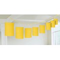 Amscan Paper Lantern Garland; 12, Sunshine Yellow, 3/Pack (22055.09)