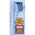 Amscan Big Party Pack Mid Weight Knife, Pastel Blue, 3/Pack, 100 Per Pack (43603.108)