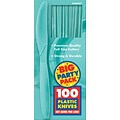 Amscan Big Party Pack Mid Weight Knife, Robins Egg Blue, 3/Pack, 100 Per Pack (43603.121)