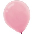 Amscan Solid Color Latex Balloons Packaged, 12, New Pink, 4/Pack, 72 Per Pack (113250.109)