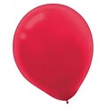 Amscan Solid Color Latex Balloons Packaged, 12, Apple Red, 4/Pack, 72 Per Pack (113250.4)
