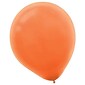 Amscan Solid Color Packaged Latex Balloons, 12", Orange Peel, 18/Pack, 15 Per Pack (113252.05)
