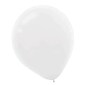 Amscan Solid Color Latex Balloons Packaged, 12'' 18/Pack, White, 15 Per Pack (113252.08)