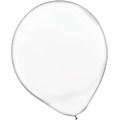 Amscan Solid Color Latex Balloons Packaged, 12, 18/Pack, Clear, 15 Per Pack (113252.86)