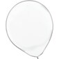 Amscan Solid Color Latex Balloons Packaged, 12'', 18/Pack, Clear, 15 Per Pack (113252.86)