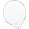 Amscan Solid Color Latex Balloons Packaged, 12, 18/Pack, Clear, 15 Per Pack (113252.86)