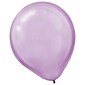 Amscan Pearlized Latex Balloons Packaged, 12'', 16/Pack, Lavender, 15 Per Pack (113253.04)