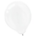 Amscan Pearlized Latex Balloons Packaged, 12, 16/Pack, White, 15 Per Pack (113253.08)