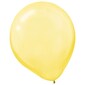 Amscan Pearlized Latex Balloons Packaged, 12'', 16/Pack, Yellow Sunshine, 15 Per Pack (113253.09)