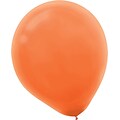 Amscan Solid Color Packaged Latex Balloons, 5, Orange Peel, 6/Pack, 50 Per Pack (115920.05)