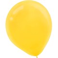 Amscan Solid Color Packaged Latex Balloons, 5, Yellow Sunshine, 6/Pack, 50 Per Pack (115920.09)
