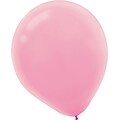 Amscan Solid Color Packaged Latex Balloons, 5, New Pink, 6/Pack, 50 Per Pack (115920.109)
