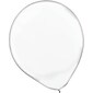 Amscan Solid Color Latex Balloons Packaged, 5'', 6/Pack, Clear, 50 Per Pack (115920.86)