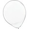 Amscan Solid Color Latex Balloons Packaged, 5, 6/Pack, Clear, 50 Per Pack (115920.86)