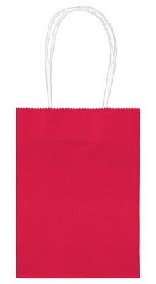 Amscan Kraft Paper Bag; 5 Apple Red 48pk