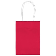 Amscan Kraft Paper Bag; 5 Apple Red 48pk