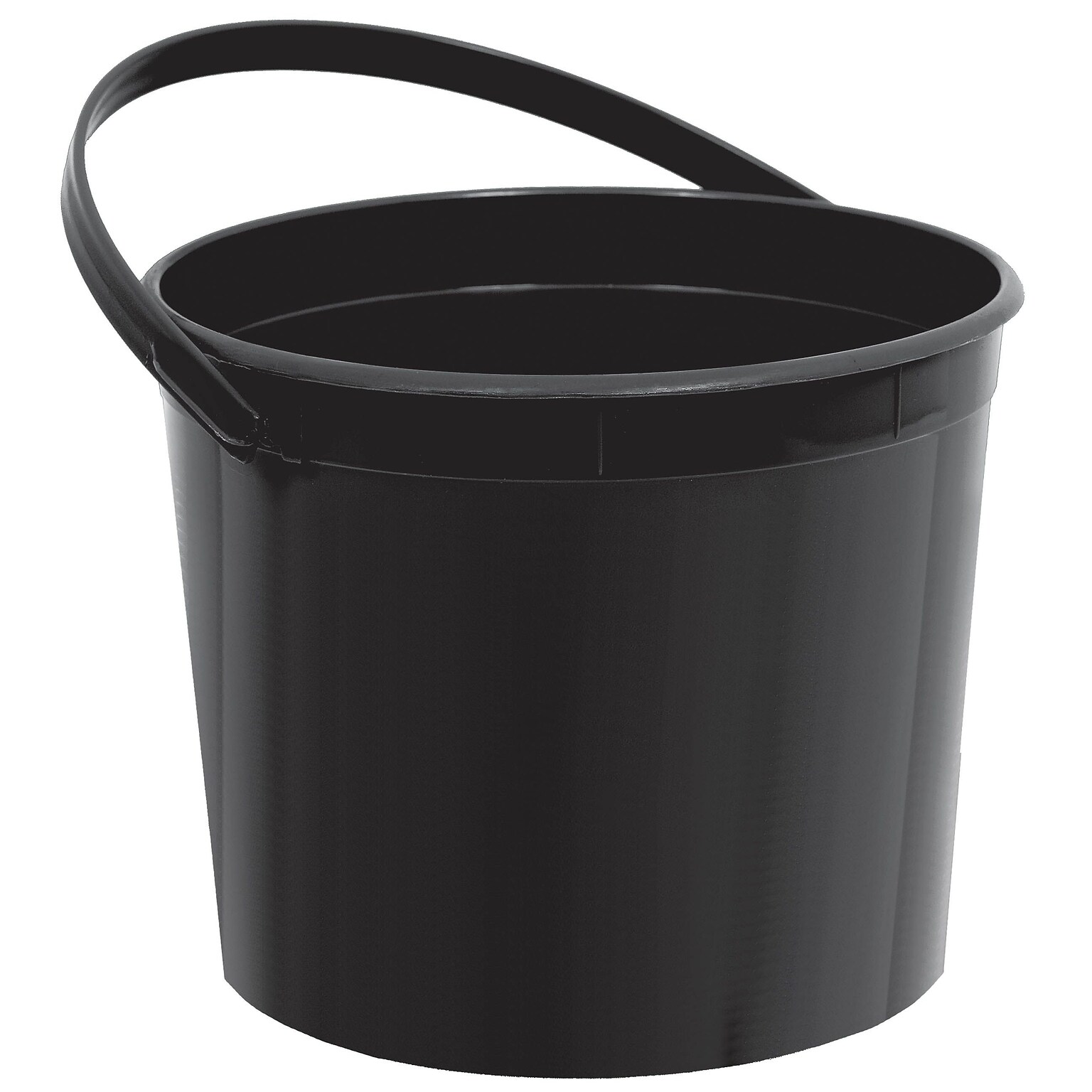 Amscan Plastic Bucket; 6.25, Black, 12/Pack (268902.1)