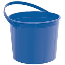Amscan Plastic Bucket; 6.25, Royal Blue, 12/Pack (268902.105)