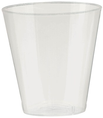 Amscan Big Party Pack 2oz Pearl Plastic Shot Glasses, 3/Pack, 100 Per Pack (357918.128)