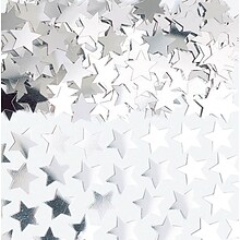 Amscan Mini Stars Confetti 0.25oz Silver