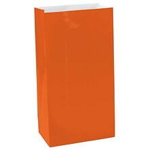 Amscan Mini Paper Bags 6.5x3x2 Orange