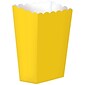 Amscan Paper Popcorn Boxes; 5.25"H x 2.5"W, Yellow, 12/Pack, 5 Per Pack (370221.09)