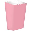 Amscan Paper Popcorn Boxes Pink 12pk