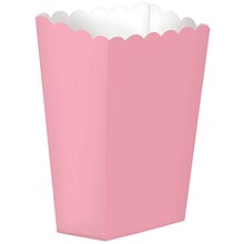 Amscan Paper Popcorn Boxes Pink 12pk