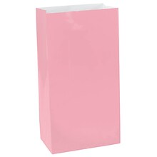 Amscan Paper Bags; 10x5.25x3 Pink 9pk
