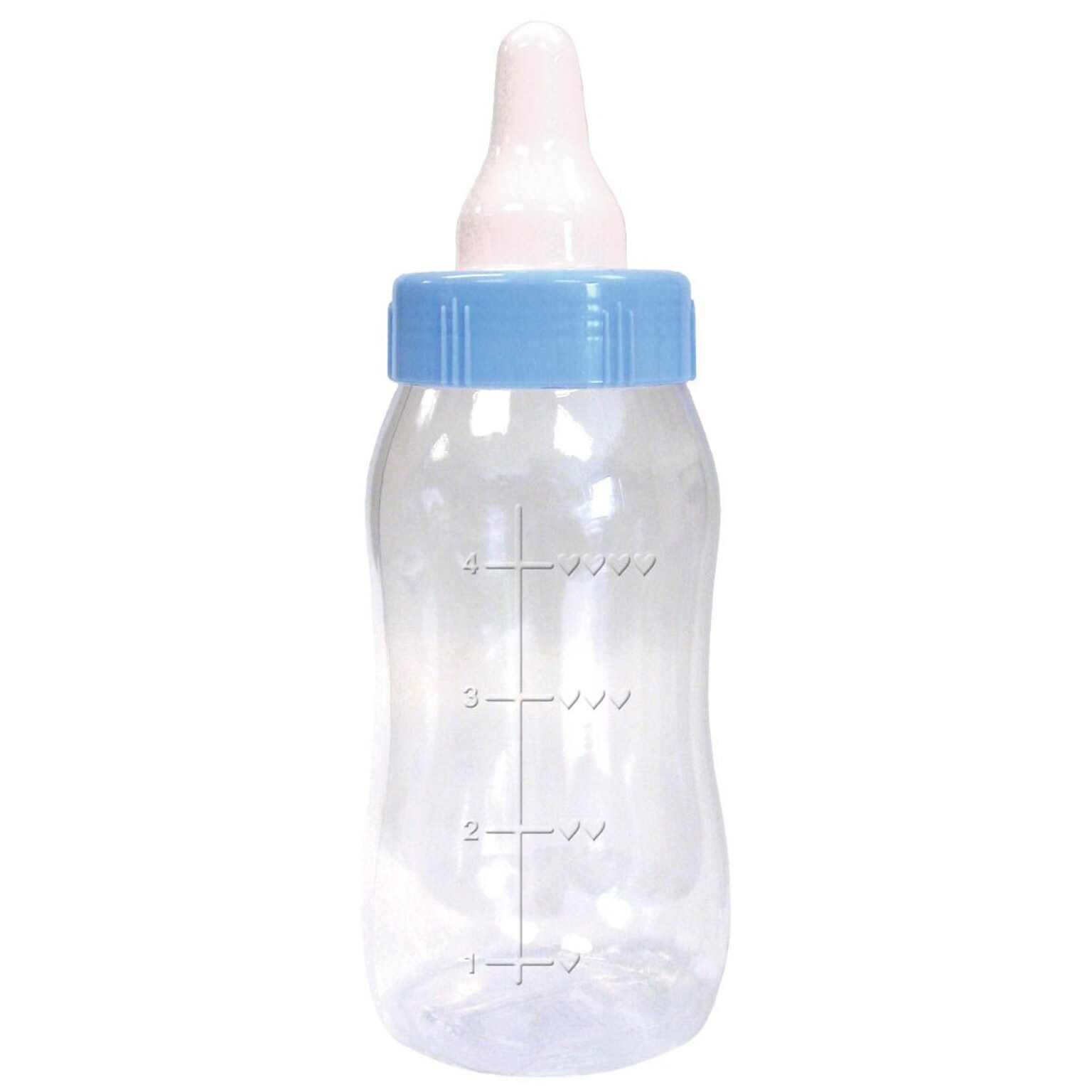 Amscan Blue Baby Bottle Bank - Plastic; 4.25 x 11.13, 3/Pack (382323)