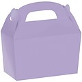 Amscan Gable Boxes;  5.5H x 2.38W x 4.5D, Lavender, 24/Pack (395128.04)
