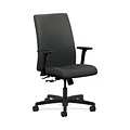 HON Ignition HONIW102WP39 Fabric Mid-Back Office/Computer Chair, Adjustable Arms, Charcoal