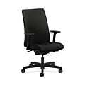 HON Ignition HONIW104WP40 Fabric Mid-Back Office/Computer Chair, Adjustable Arms, Black