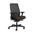 HON HONLWIM2ACU49 Endorse Collection Mesh Mid-Back Office/Computer Chair, Adj. Arms, Espresso Fabric