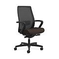 HON HONLWIM2FCU49 Endorse Collection Mesh Mid-Back Office/PC Chair, Fixed Arms, Espresso Fabric