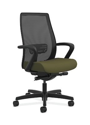 HON HONLWIM2FCU82 Endorse Collection Mesh Mid-Back Office/Computer Chair, Fixed Arms, Olivine Fabric