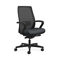 HON HONLWIM2FNR10 Endorse Collection Mesh Mid-Back Office/Computer Chair, Fixed Arms, Onyx Fabric