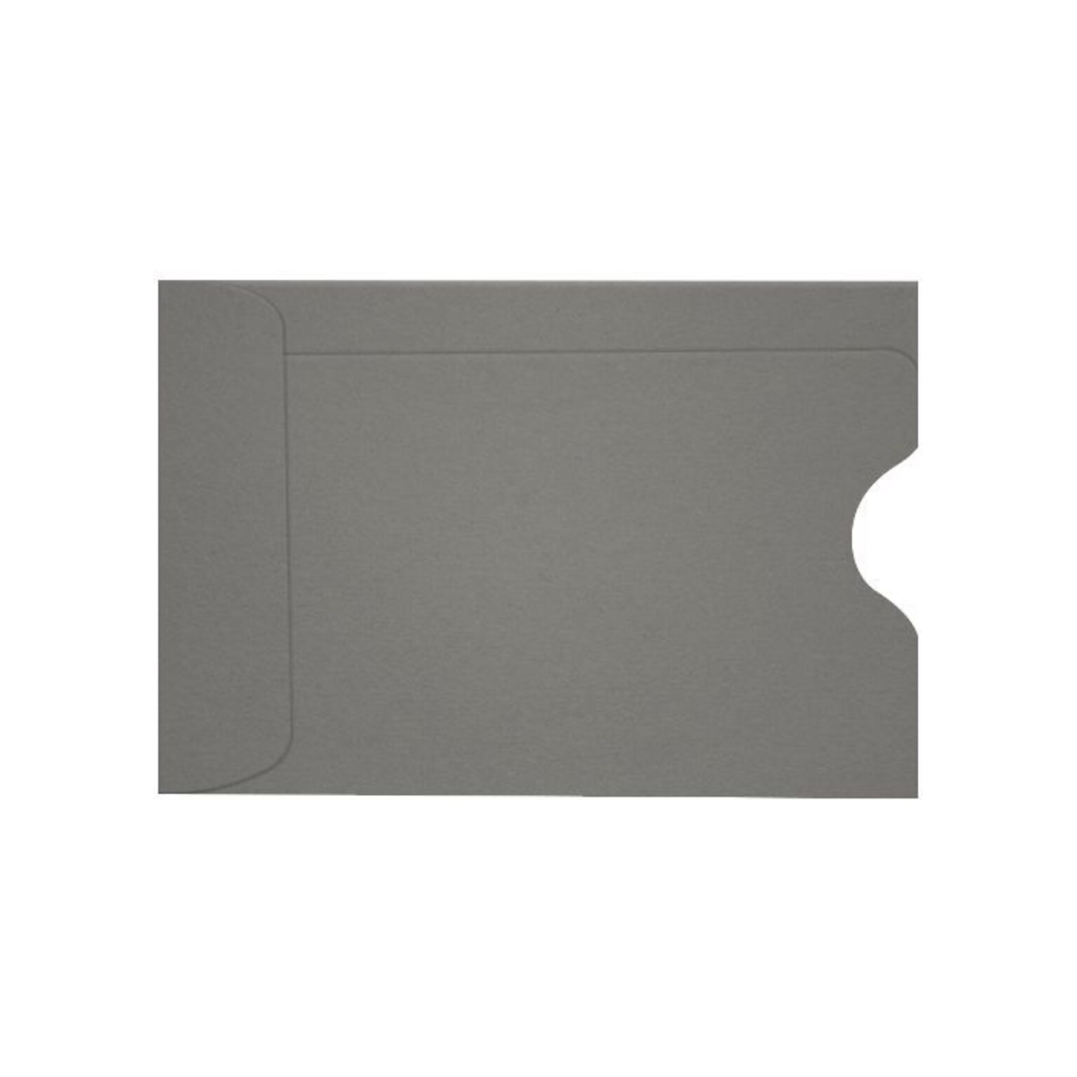 LUX Credit Card Sleeve 2 3/8 x 3 1/2, 1000/Box, Smoke (LUX-1801-22-1M)