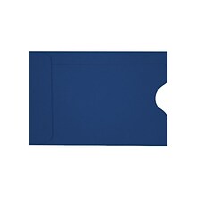 LUX Credit Card Sleeve 2 3/8 x 3 1/2, 50/Box, Navy (LUX-1801-103-50)