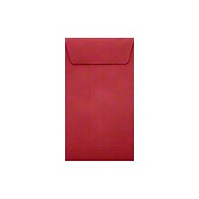 LUX #5 1/2 Coin Envelopes (3 1/8 x 5 1/2) 50/Box, Ruby Red (LUX-512CO-18-50)