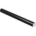 LUX® 2 x 24 Mailing Tubes; Midnight Black, 250/PK (BP-P2024BL-250)