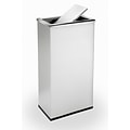 Commercial Zone Products® Precision Series® Rectangular Waste 13.5gal Receptacle with Flipper Door (780829)