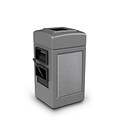 Commercial Zone Products® Islander Series Harbor 1 Stone Tec Waste Container/Windshield Service Center, Gray/Ashtone (755111)