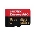 SanDisk ® SDSDQXP-016G-A46A Extreme Pro ® Class 10/UHS-I (U3) 16GB microSDHC Memory Card