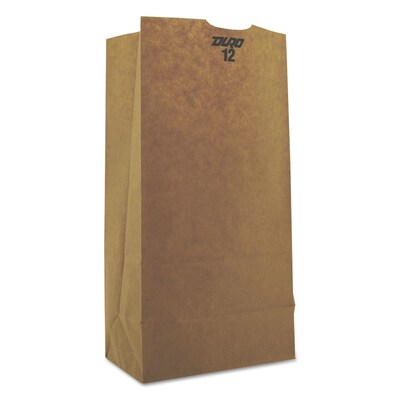 S & G PACKAGING Heavy Duty Paper Bag, 12 lbs., 500/Bundle